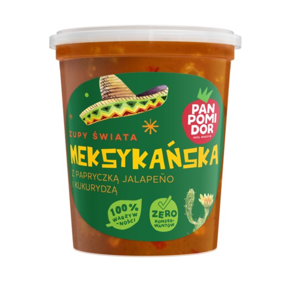 zupa meksykańska etykieta przód